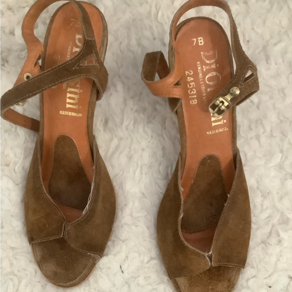 Tan  Suede Women's Sandals
